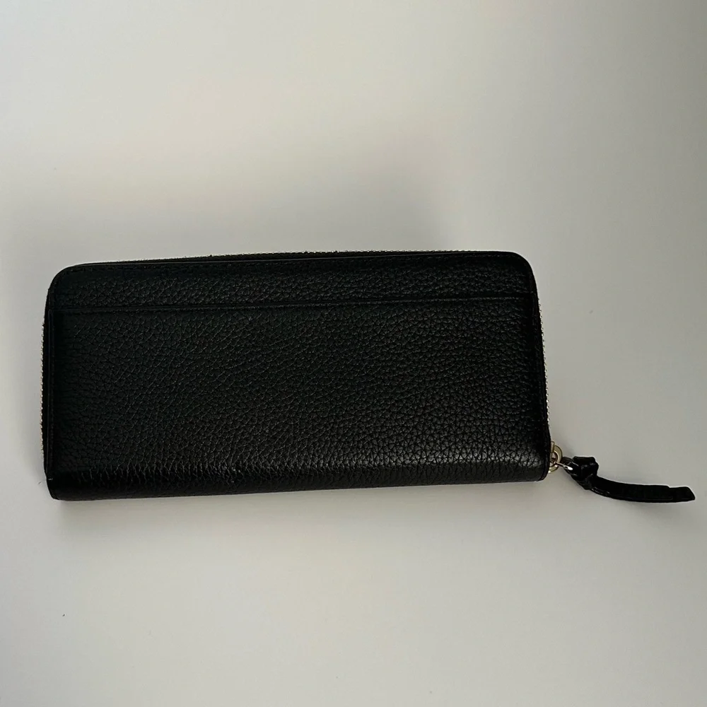 Kate Spade Black Pebble Leather Wallet - Picture 3 of 6